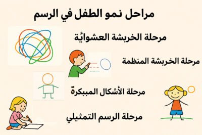 مراحل نمو الطفل في الرسم